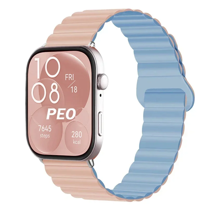 Magnetic Silicone Sport Band - Waterproof Watch Strap Bracelet Accessories