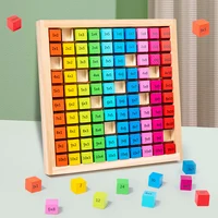 Montessori Educational Wooden Toys For Children Baby Toys 99 Multiplication Table Preschool Math Arithmetic Teaching Aids Gift 1