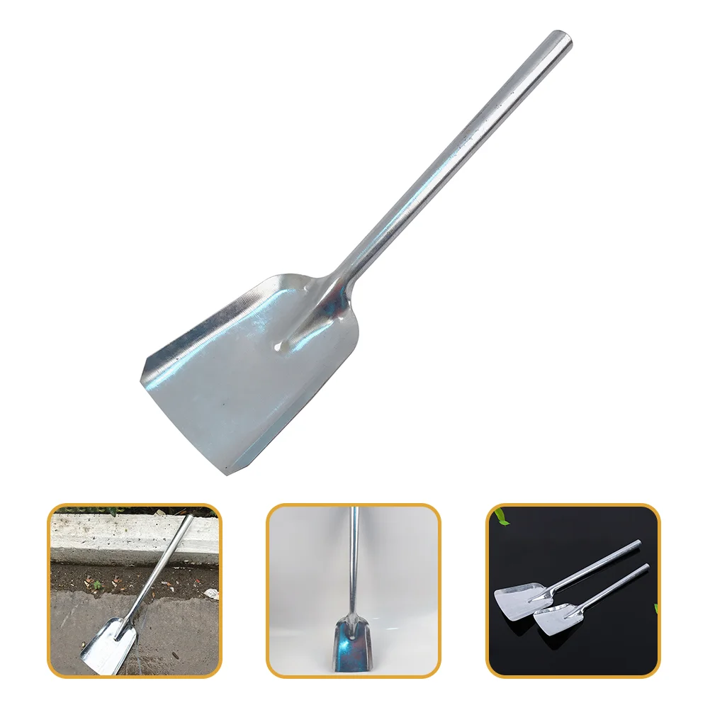 Soot Outdoor Bbq Ash Cleaning Long Handle Ice Home Scoop Coal Iron Fireplace Thick fireplace ash scoop