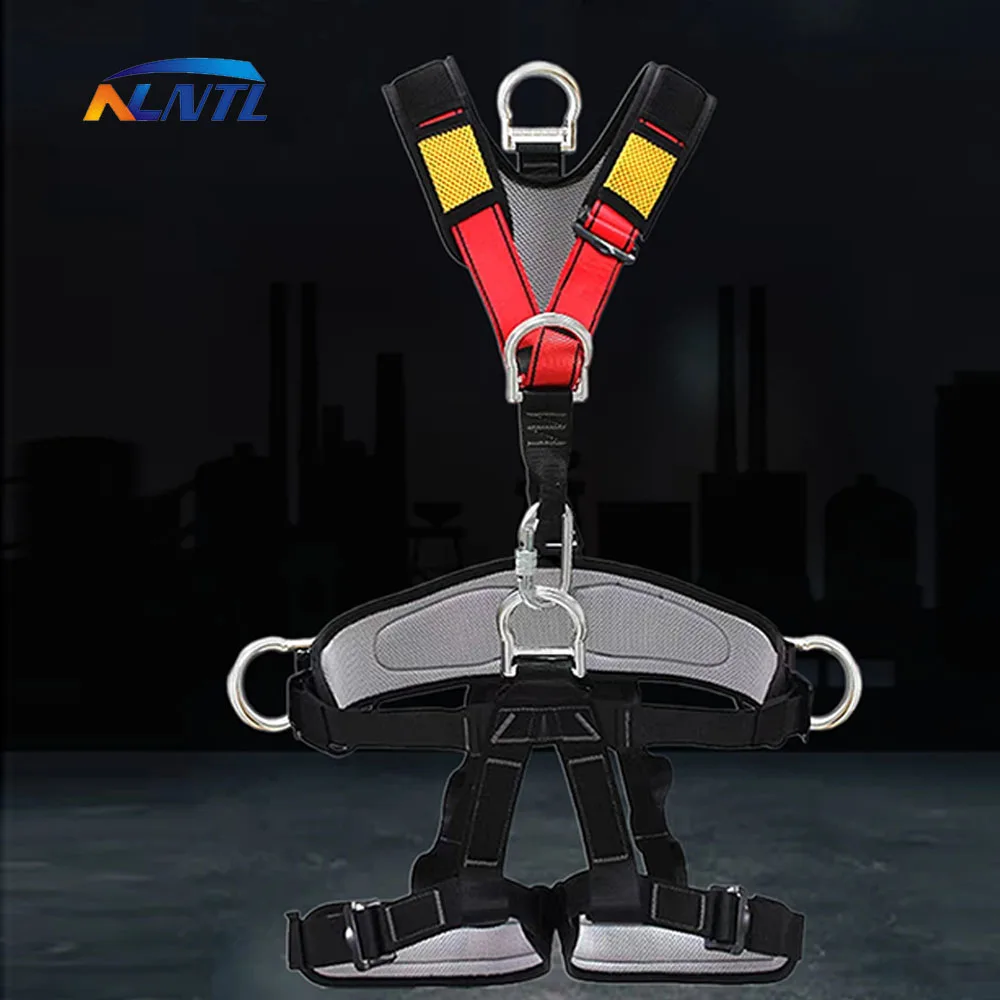 Detachable Work Safety Belt Outdoor Expand Rock Climbing Harness High-altitude Protection Construction Equipment Wear-resistant