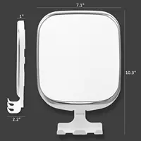 TAILI Shower Fogless Makeup Mirror With Holder Suction Cup Shower Shave Round Acrylic Mirrors Bathroom Mirrors Washroom - Image 5