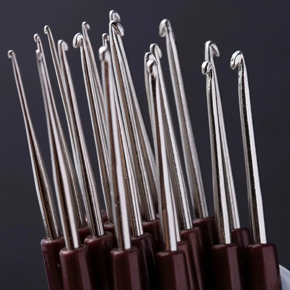 가발 통풍용 크로셰 훅 0.5-0.8mm 4가지 사이즈 레이스 가발 제작 도구 헤어 위빙 브레이딩 드레드락 DIY 살롱 공예 액세서리