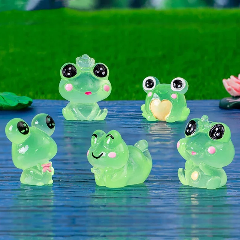 30 Mini Statuette Di Rane In Resina - 1,8 Cm - Per Fairy Garden, Decorazione Piante E Terrari