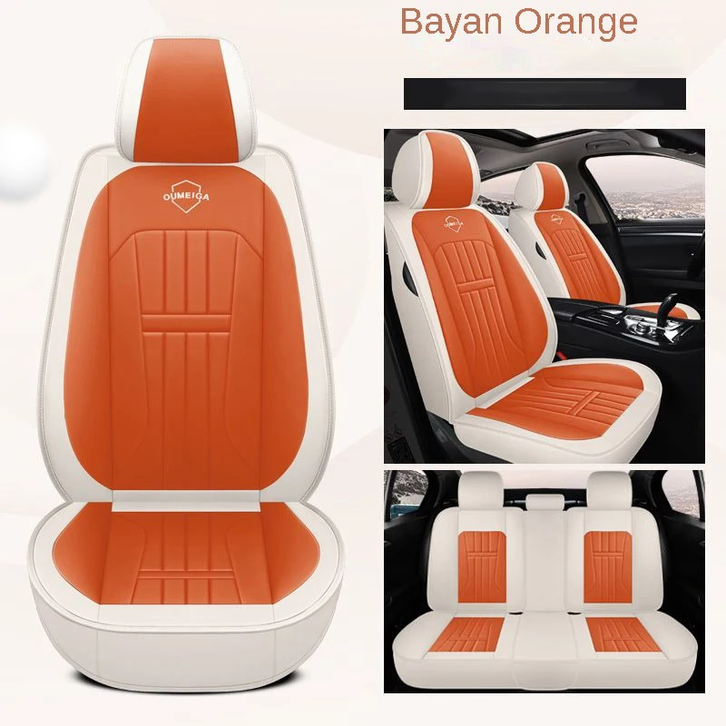 

BHUAN Car Seat Cover Leather For Mercedes Benz All Models E C SLK G GLS GLC GLE GL ML GLK CLS S R A B CLK Vito Viano W204