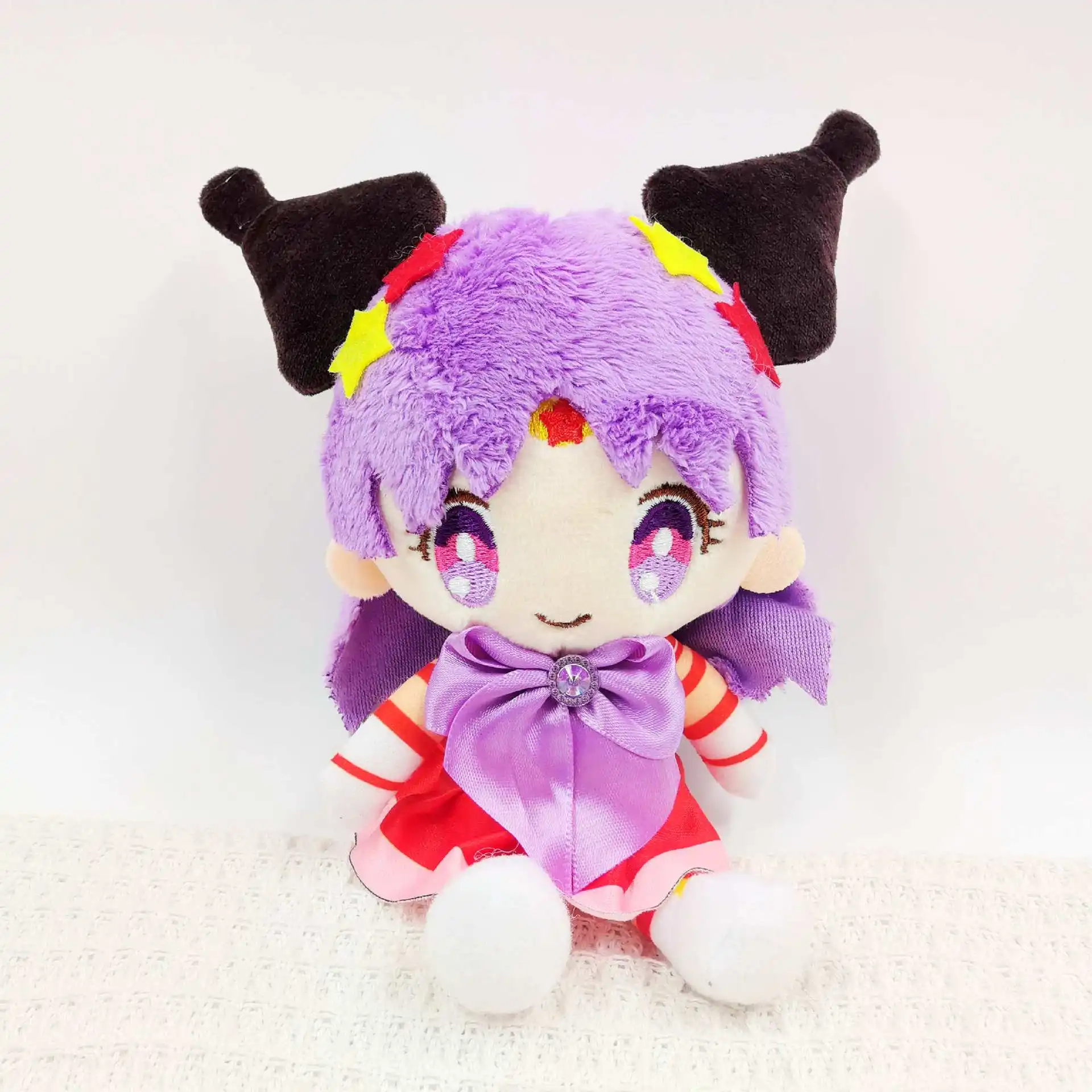 24pcs/lot 15cm Japanese Anime beautiful girls' dolls plush toys keyring pendants key chain gifts 4