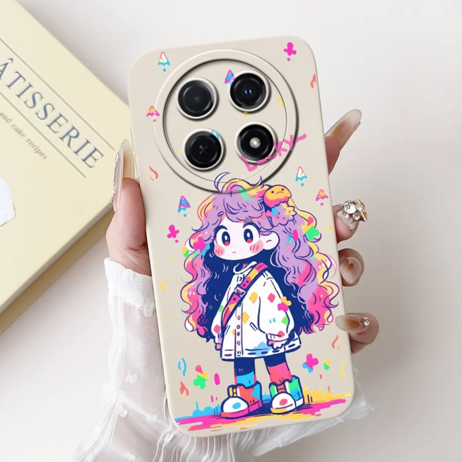 Soft Silicone Shockproof Phone Case - Beautiful Floral Design