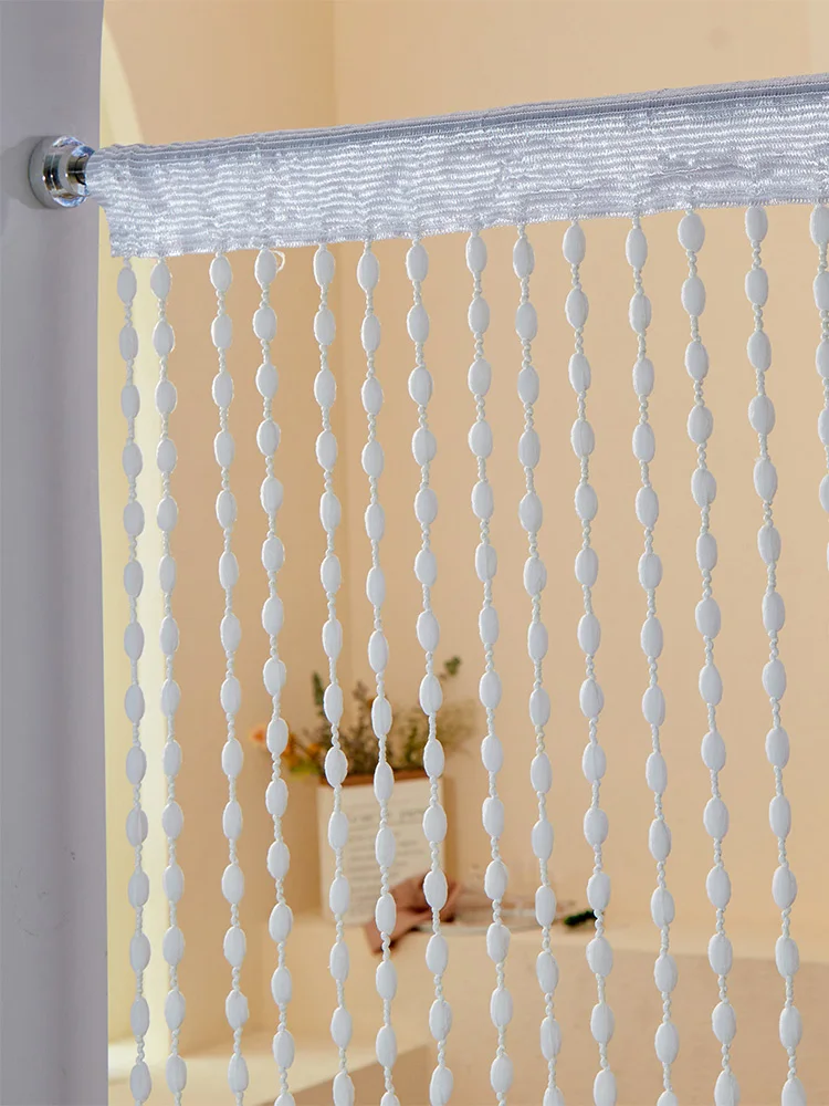 Curtains for white salon X 2M tassel fringe bead string curtain