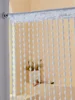 Curtains for white salon 1 X 2M tassel fringe bead string curtain for  bedroom living room divider and sheer wedding decoration 4