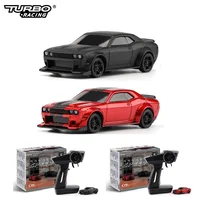 Turbo Racing 1:76 C75 Flat Running Toys on Road desktop mini RC Car Proportional Remote Control Toys  for Kids  Adults gift 1