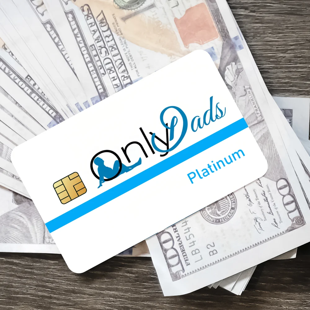 OnlyFans Platinum Card Skin - Vinyl Decal Cover For Debit & Credit Cards (Brand New)