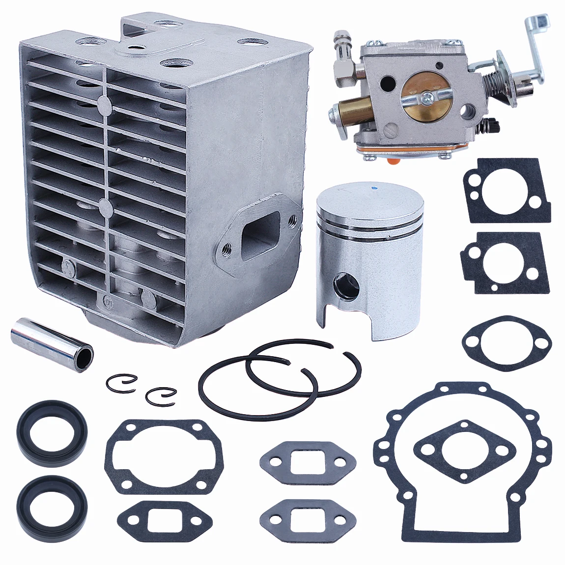 WM80 45mm Cylinder Piston Set For Wacker BS500 BS502 BS502I BS600 BS602 BS602I BS700 BS702 Carburetor Gasket Chainsaw Gasoline 2