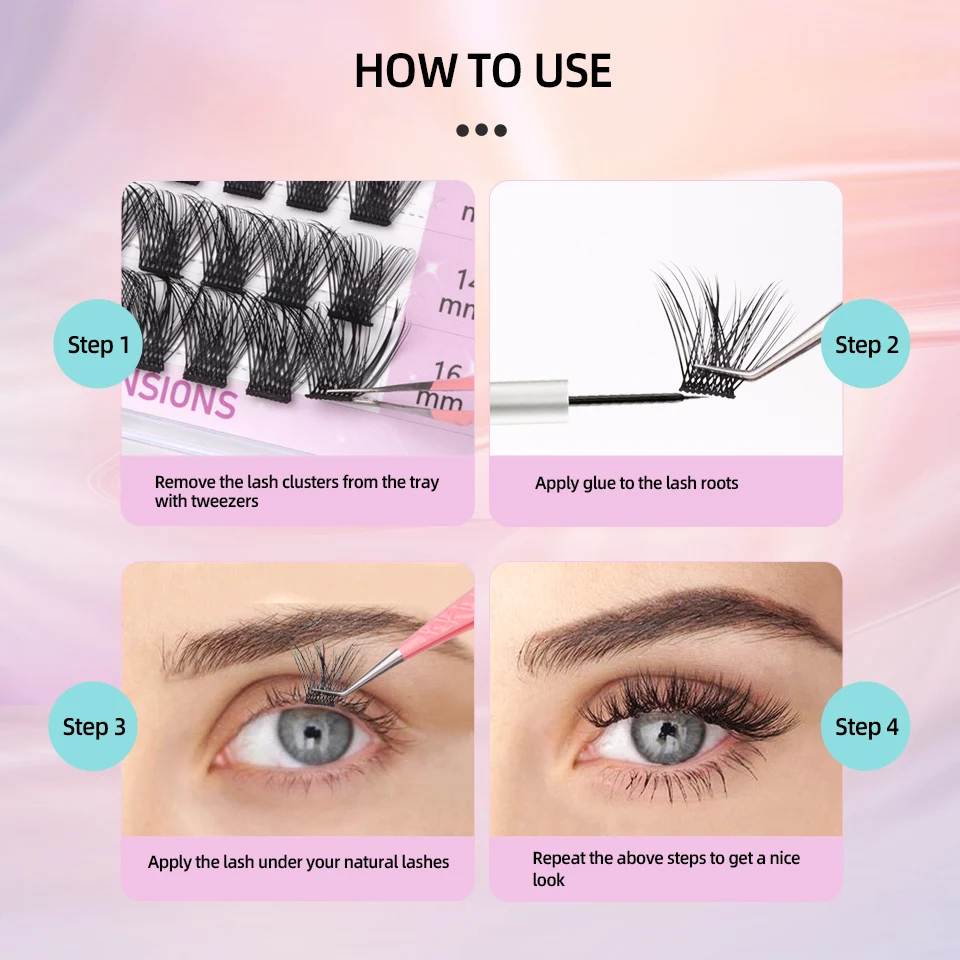 Manga Lash Tutorial  How to DIY manga lashes 