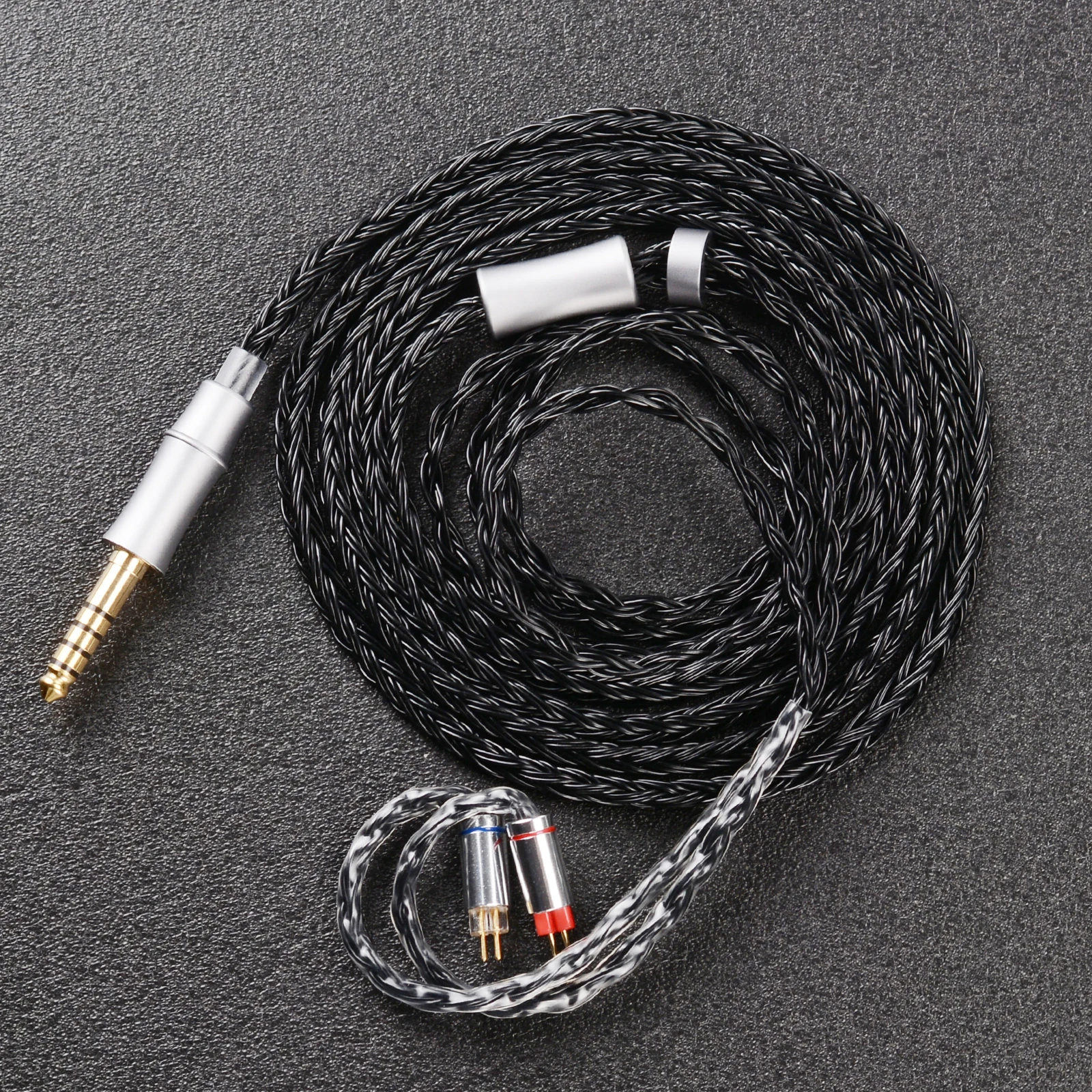 16 الأساسية الفضة مطلي سماعة الحبال 3.5 مللي متر 4...