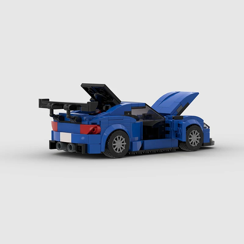 MOC BRZ STi Car Series Building Blocks Model Sets Sports Racing Speed Champion DIY Educational Bricks Toys Boys Kids Adult Gifts