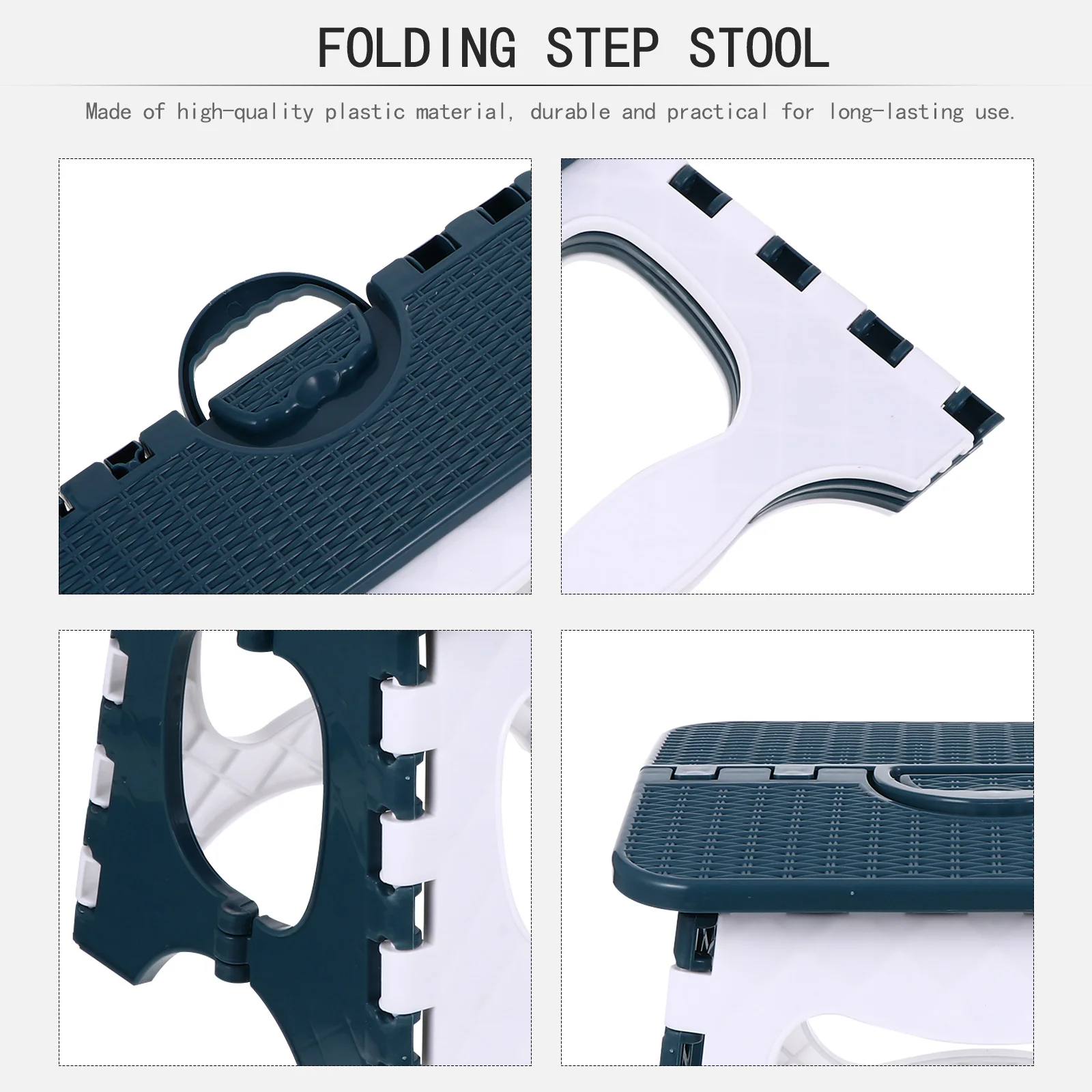 Portable Plastic Foldable Stool High Load Fishing Camping Outdoor Kitchen Bathroom Mini Step Home Furniture Sturdy Stools