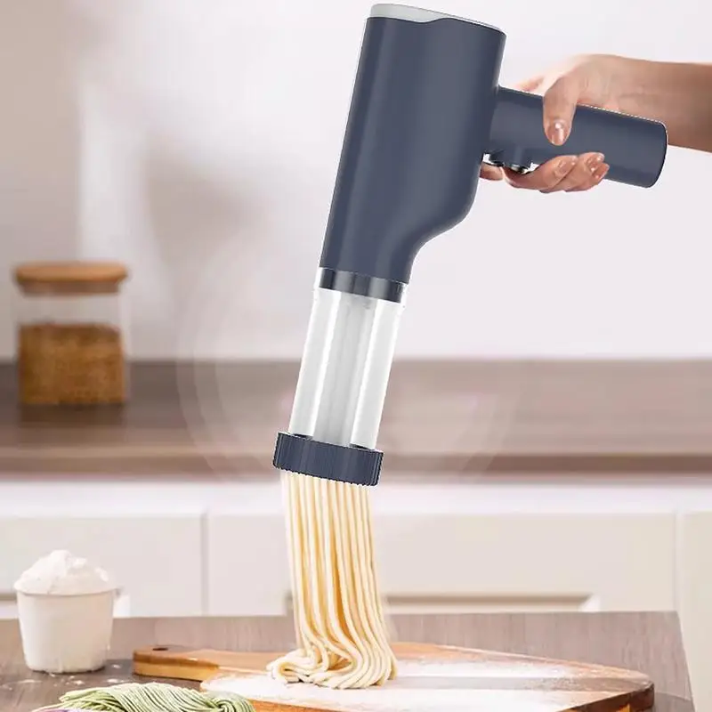 Handheld Electric Noodle Machine Electric Noodle Press Automatic Pasta Maker Machine Cordless Pasta Maker Dough Press 6 Moulds