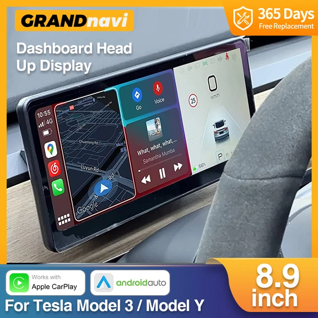 GRANDnavi-pantalla táctil de 7 pulgadas para coche, tableta inaLámbrica  CarPlay portátil Apple, Android, estéreo, Multimedia, navegación por  Bluetooth - AliExpress