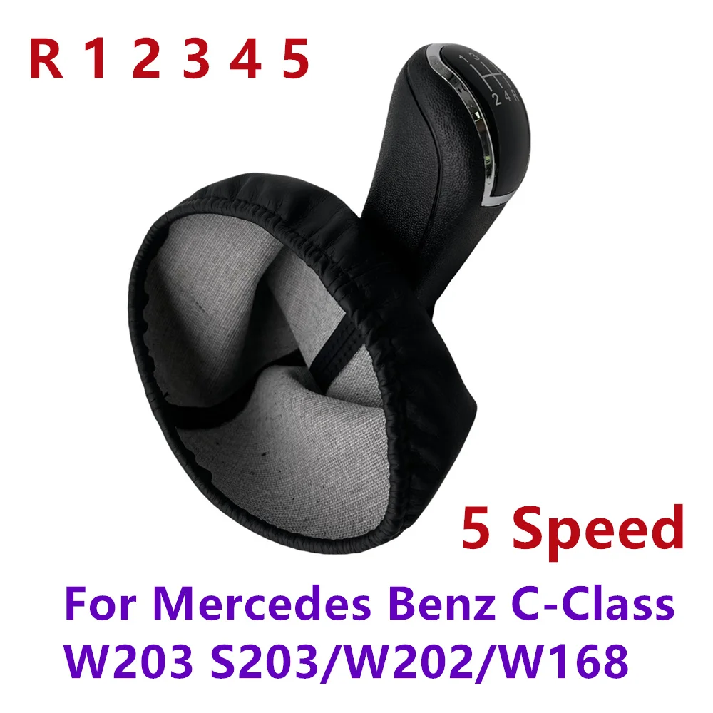 메르세데스 벤츠 C-클래스 W203 S203/W202 BJ (1993-2001)/A-클래스 W168 5단 고품질 자동차 기어 변속 노브 시프터 자동차 부품