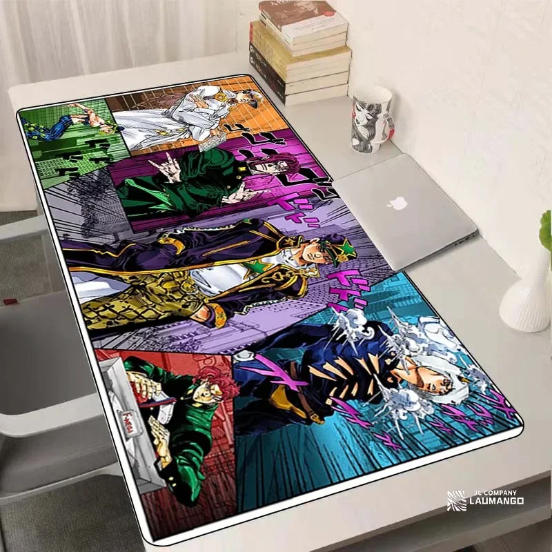 

Large Mouse Pad Jojo Bizarre Adventure Pc Gamer Cabinet Keyboard Deskmat Gaming Accessories Computer Rug Joseph Joestar Mousepad