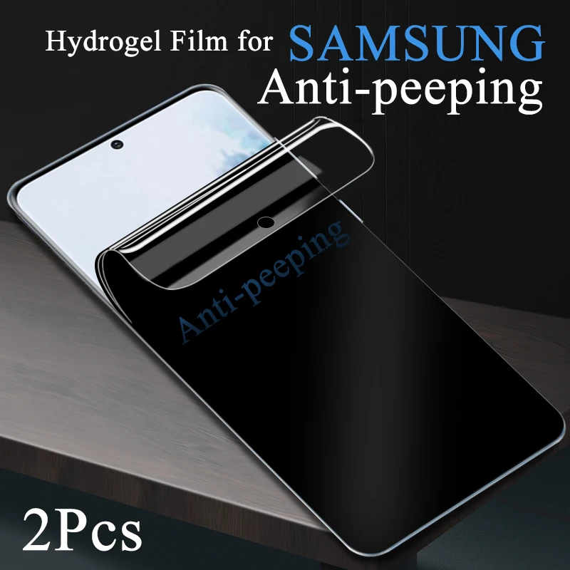 S23Ultra S22+ S21FE Sichtschutz-Displayschutzfolie für Samsung Note 20 Ultra S20FE S21+ Weiche Anti-Peeping-Hydrogel-Folie Galaxy S10 9 10