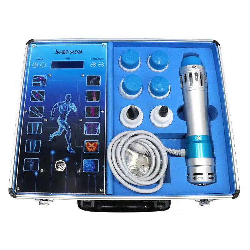 New Touch Screen Shockwave Therapy Machine With 7 Heads ED Treatment Pain Relief Lattice Ballistic Shock Wave Physiotherapy Tool