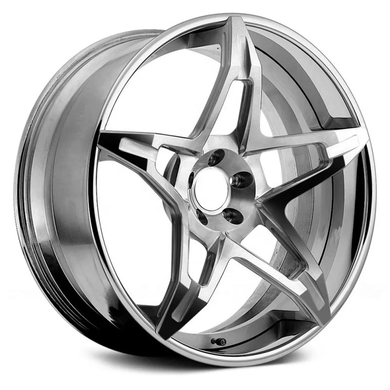 

Custom Deep Dish Two Piece 18 19 20 21 22inch 5x130 5x112 5x120 5x114.3 Electroplating Aluminum Alloy Car Wheels Rims