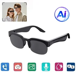 Lenovo Wireless AI Smart Glasses with Touch Control and Voice Assistant (Black)