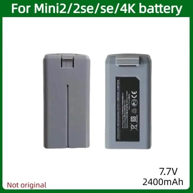 Batterie Drone Mini 2/2SE/4K 2400mAh 30min Vol Autonomie
