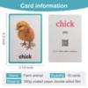 Farm Animal Wild Animals Learning English Words Cards For Kids Child Educational Toys Preschool Teaching Aids Classroom Decor 2