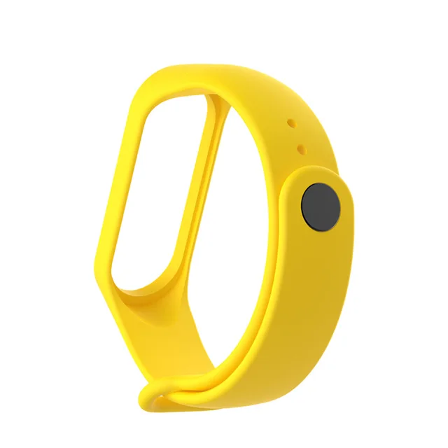 Strap for Xiaomi Mi Band 6 5 4 3 Sport Bracelet watch Silicone wrist strap For xiaomi mi band 3 4 5 bracelet Miband 4 3 5 Strap yellow