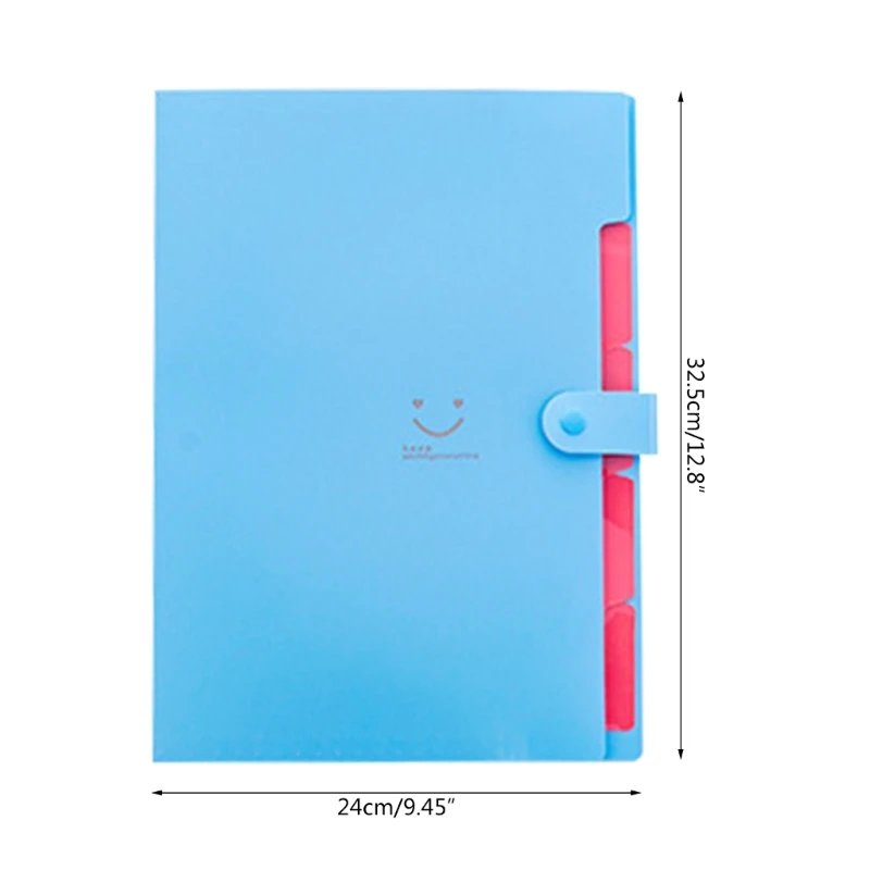 Y5GE Expanding File Folder Letter Size Lovely olders for Documents 5 Pocket Folder  with Labels Filing Products images - 6