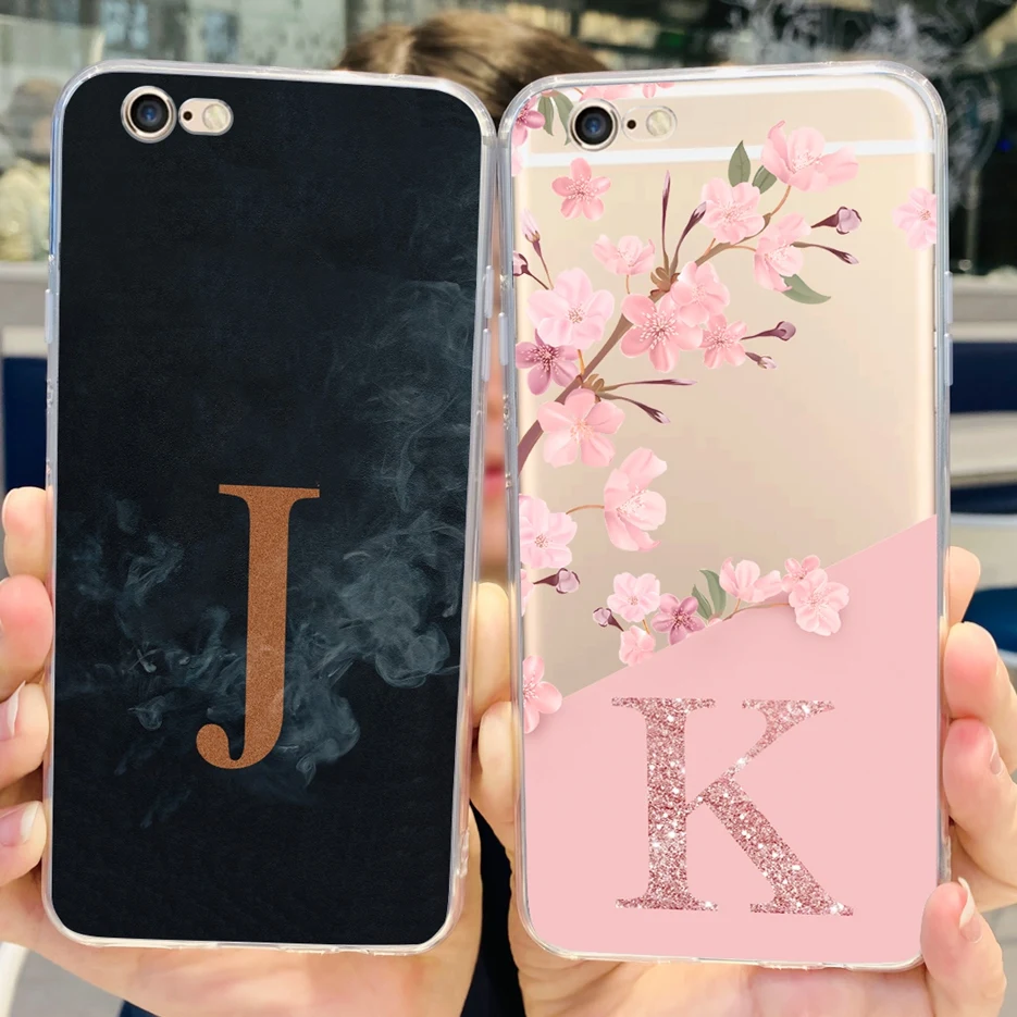 Per Apple Iphone 6 6S Plus Custodia New Letters Cover Custodia Morbida In Silicone Per Iphone 6 Plus Iphone6 Iphone6S Cover Posteriore Paraurti