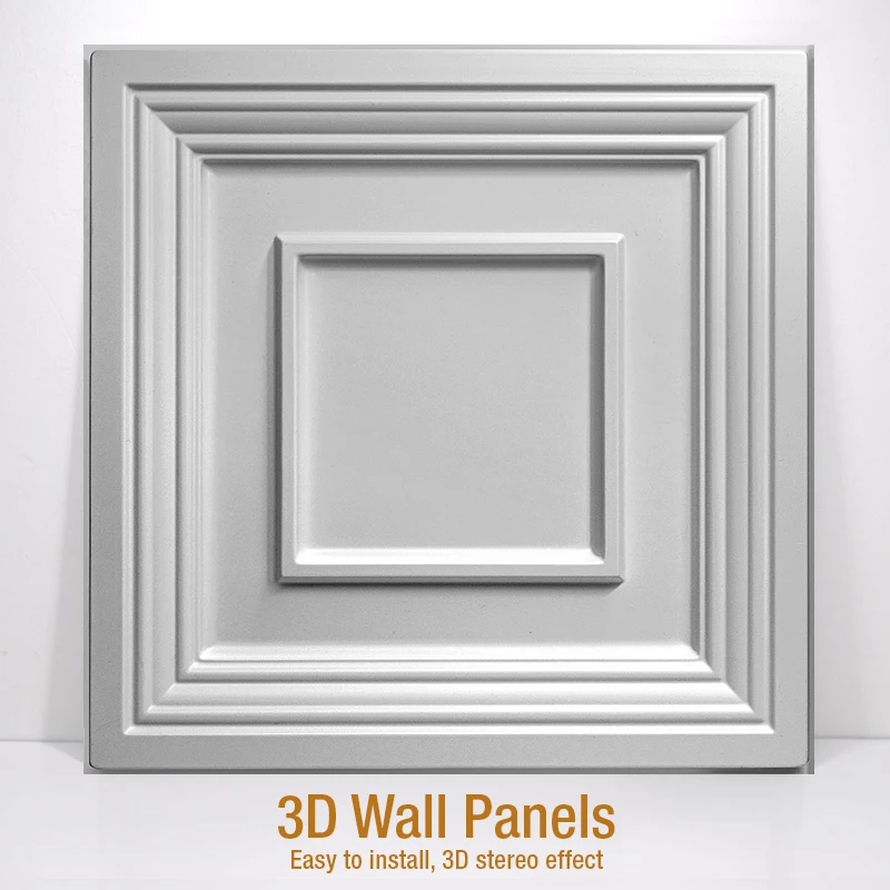 30x30cm house wall renovation geometric 3D wall panel non-self-adhesive 3D wall sticker art tile wallpaper room bathroom ceiling far infrared heating panel ceiling wall mounted heater house electric carbon fiber white panel 500 900mm 450w hot sale ic 450