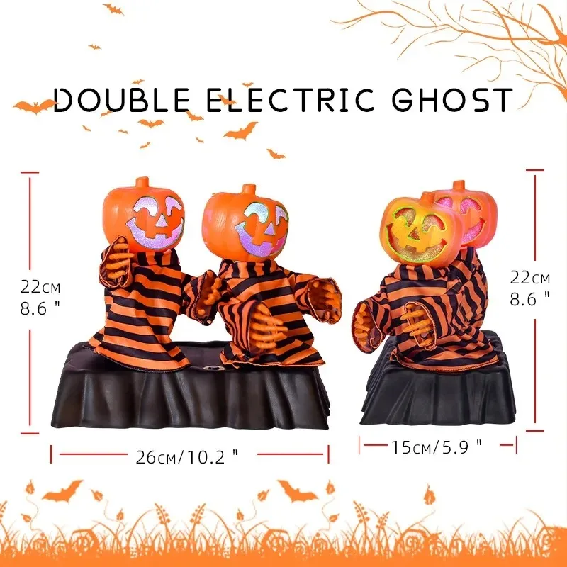Voice Activated Halloween Decoration Pumpkin Ghost Toy