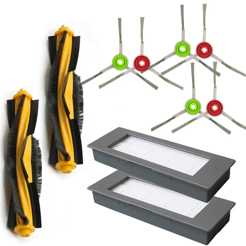 

Main Side Brush HEPA Filter Replacement Accessories for Ecovacs Deebot Ozmo 920/950/T5/T8/T8 AIVI/N8 Pro+ Vacuum Cleaner