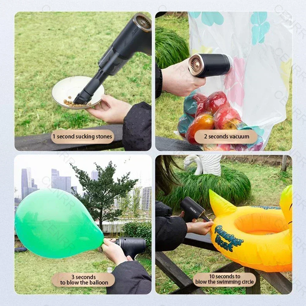 CENRR 98000PA Mini Car Vacuum Cleaner Strong Suction Cordless HandHeldPortable Powerful Home Appliance Vacuum Cleaner for Car wireless vacuum cleaner vacuum cleaner portable vacuum cleaner handheld vacuum cleaner