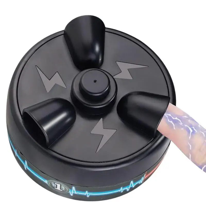 Electric Shock Roulette Safe Electric Lie Detector Roulette Or Dare Toy Accessory Party Supplies For Halloween Christmas April new polygraph shocking liar micro electric lie detector test truth dare game for party essential gift