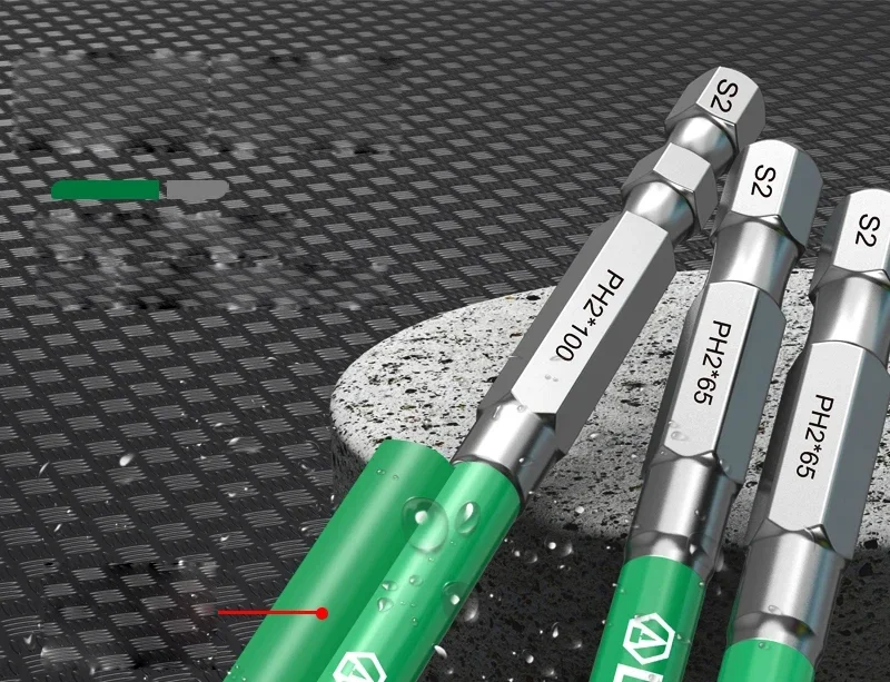 LAOA S2 Bit Elektriker-Spezialbit mit elf Stellen, stark magnetischer Phillips-Schraubendreherkopf, speziell für Handbohrmaschinen. – Detail 3