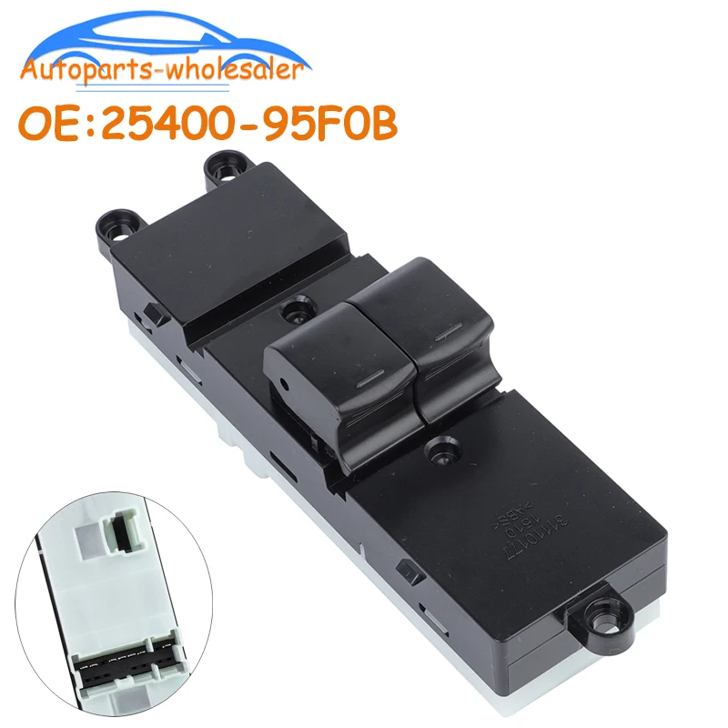 日産 用のフロント左スイッチ25400-95F0A SUNNY ALMERA用 電動ウィンドウスイッチ 2540095F0A