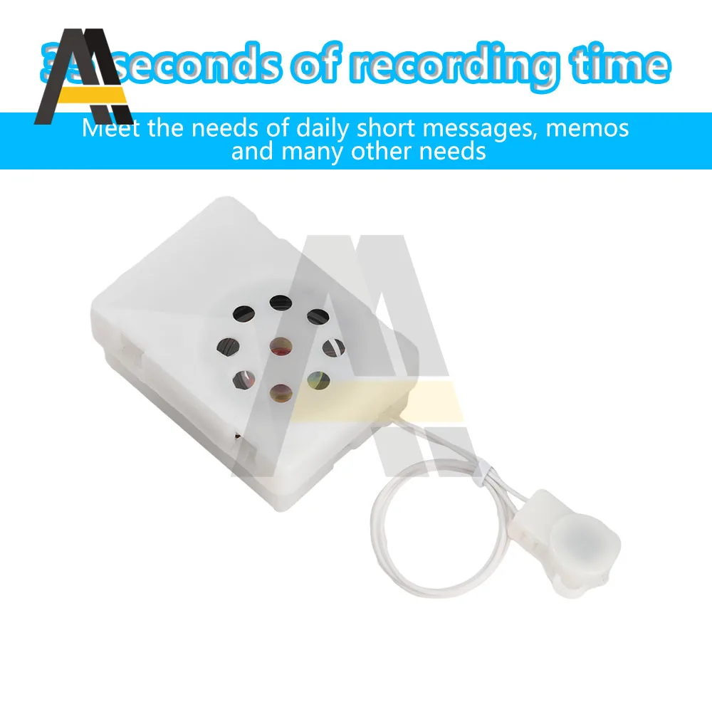 Stuffed Animal Sound Recorder 35 Seconds Button Sound Box Toys Recording Device Plush Toy Custom Messages Recorder Voice Box - 6