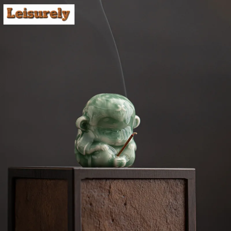 Wukong Thread Incense Insertion Holder Tea Pet Luxury Fish Tank Landscaping Tea Figurine Play Toys Tea Statue Ornaments Supplies