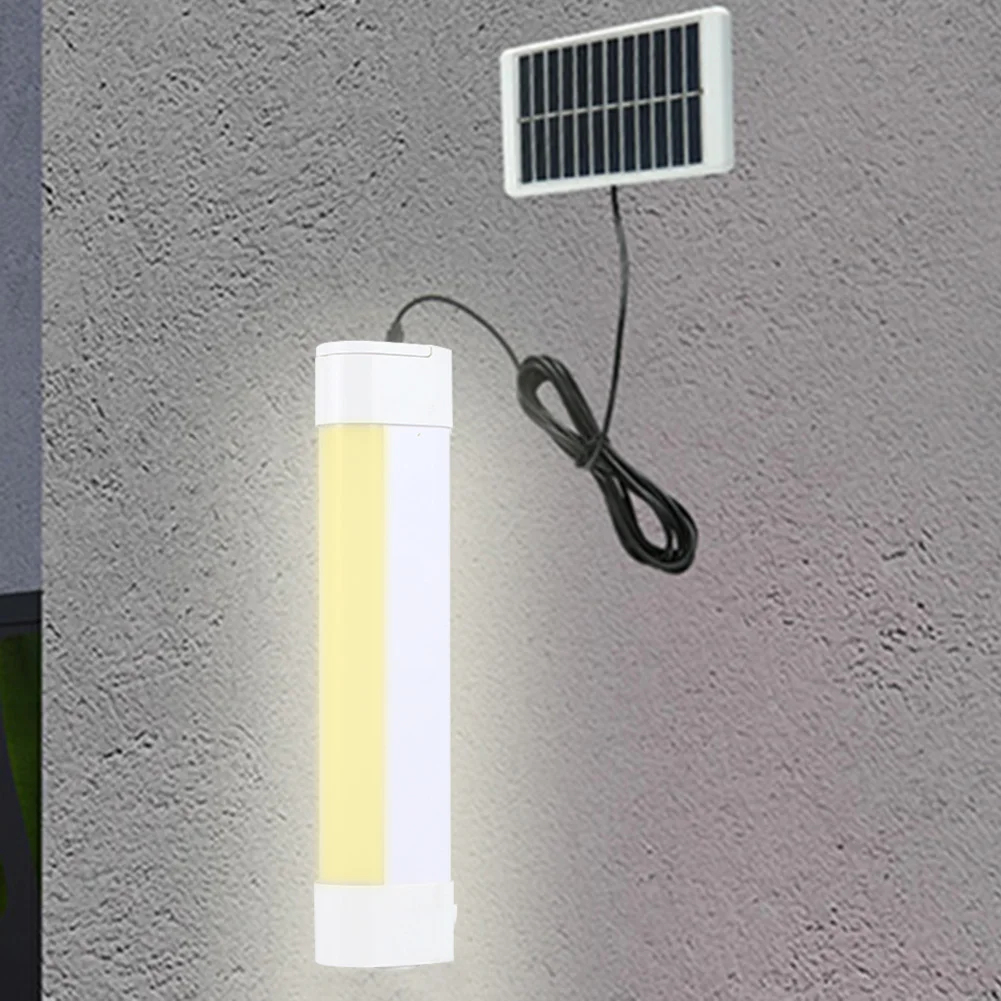LED Solar Service Work Light Hanging with Hook Portable Lantern Dimmable Multifunctional Type-C Charging for Outdoor Accessories