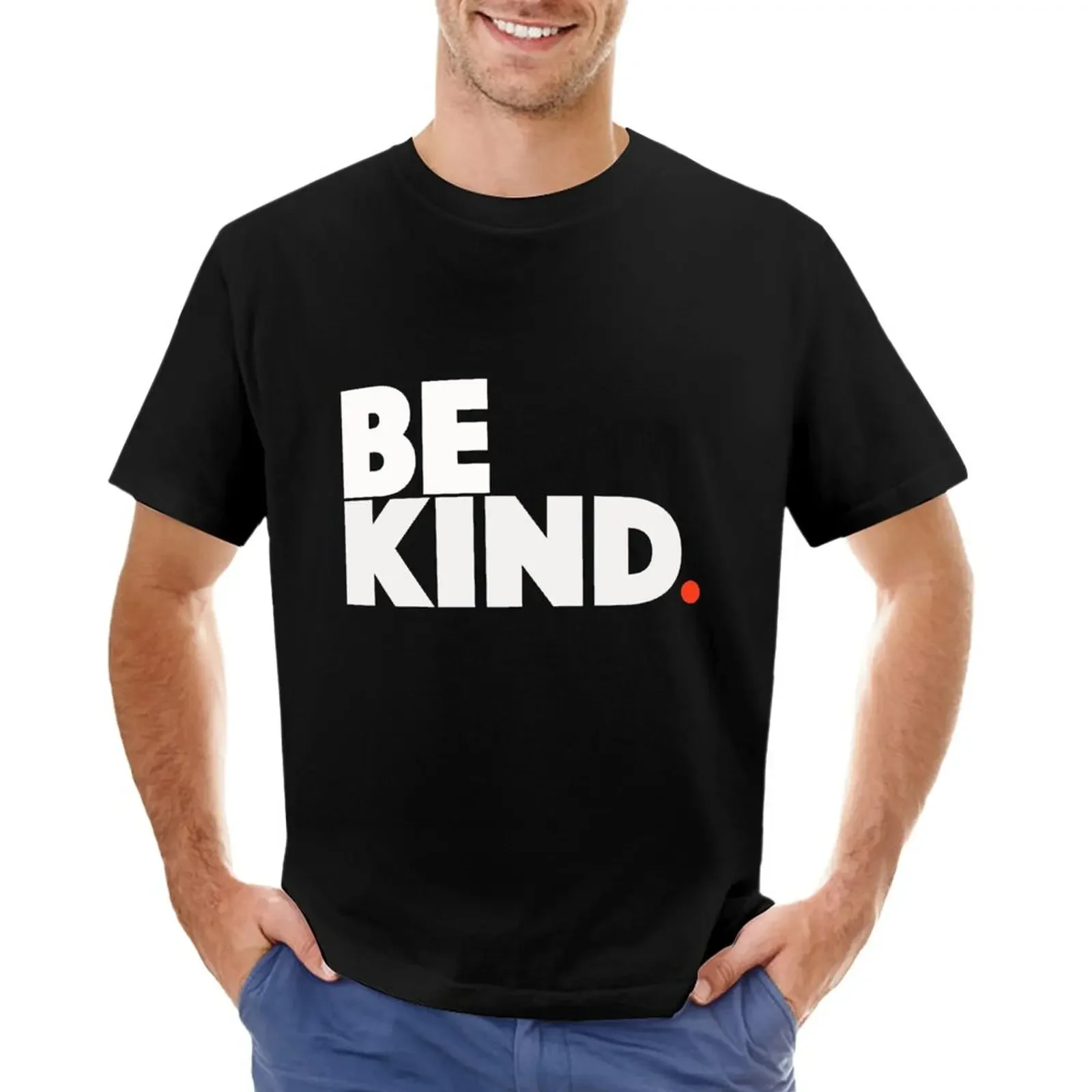 

Be Kind T-Shirt quick-drying korean fashion oversized t shirt men