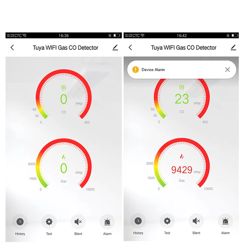 Рисунок 4 - Датчик утечки газа Tuya Smart Life CO