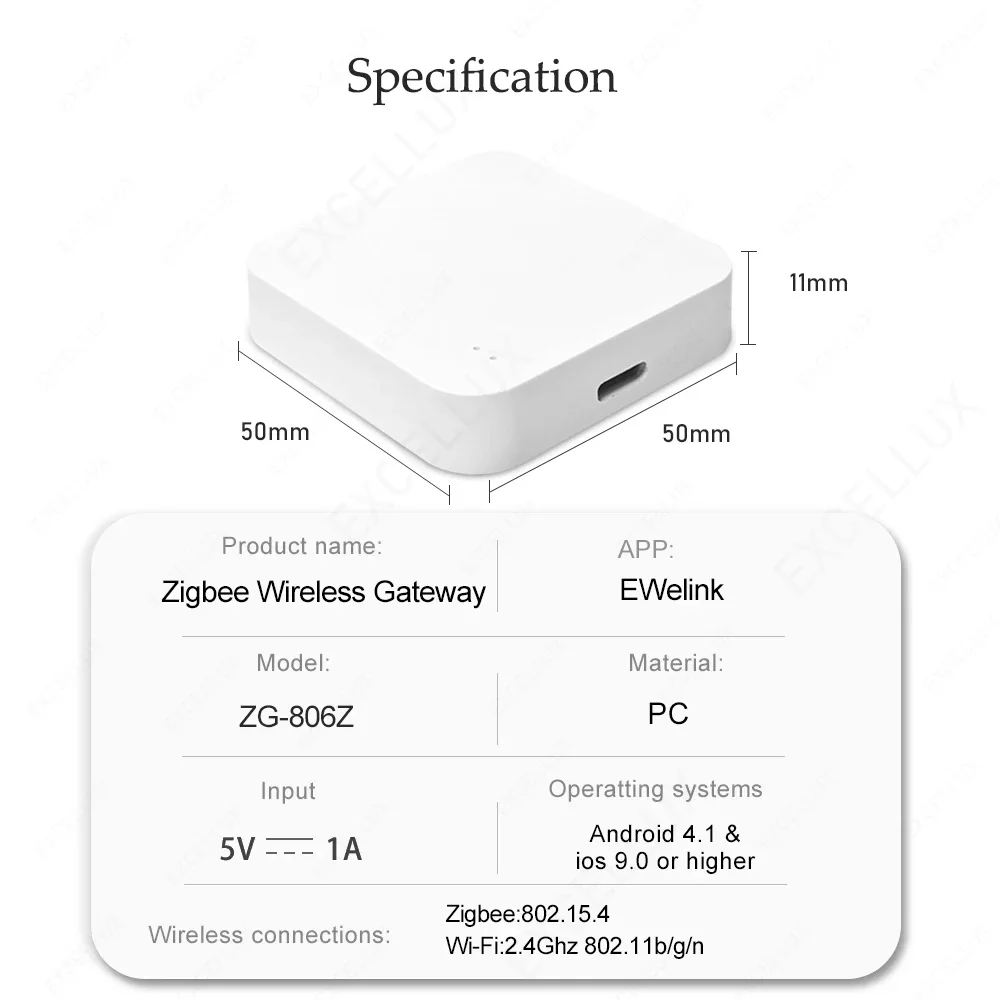 ZigBee 3.0 Multi-mode Gateway Hub Smart Home Wireless Bridge EWeLink Remote Controller Works With Alexa Google Assistant Alice zigbee gateway smart gateway