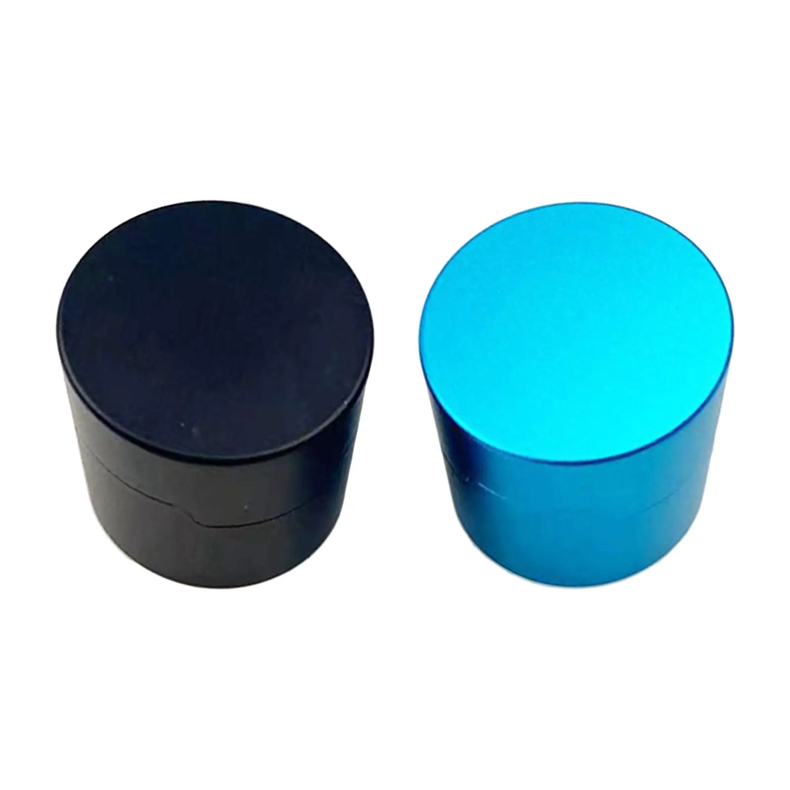 Lightweight Pool Cue Chalk Holder Circular Carrier Case Cup Easy to Carry Metal Box Chalk Holder Practical Tool Entertainment marker cone holder lightweight training holder cone stable practical field disc cone marker holder for football