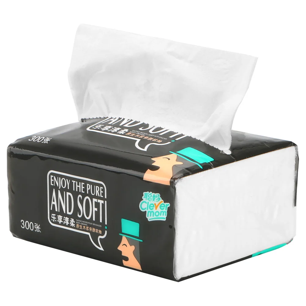 Paper Towel Tissue Toilet Roll 4 Layers 300 Sheets Pure Wood Pulp