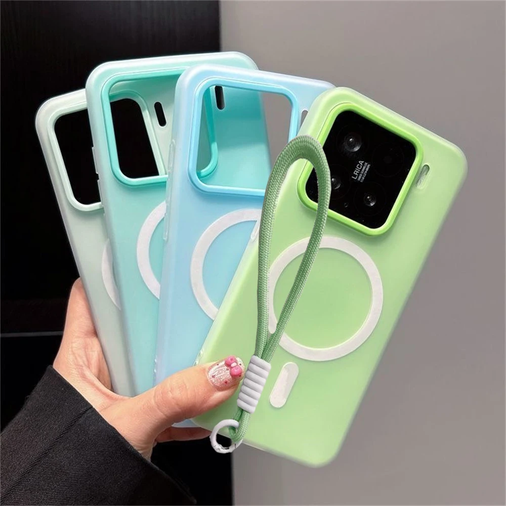 Magnetic 2-in-1 Design Phone Case with Hand Wrist Strap