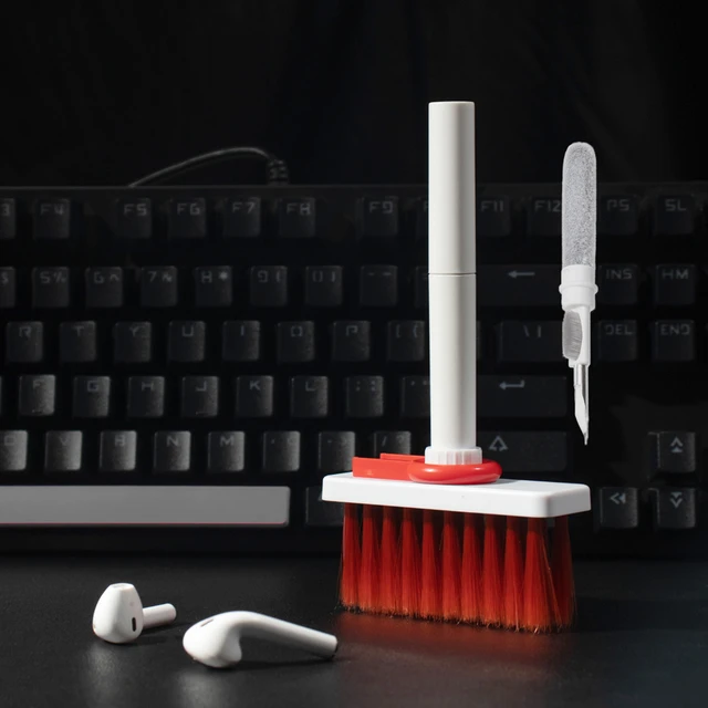 Hagibis Keyboard Cleaning Brush Computer Earphone Cleaning tools Keyboard  Cleaner keycap Puller kit for PC Airpods Pro 1 2