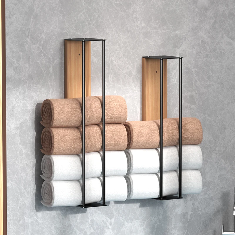 Towel Rack Wall Mounted Bathroom